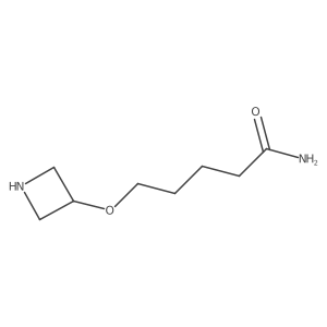 5-(Azetidin-3-yloxy)pentanamide结构式