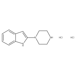 2-(piperazin-1-yl)-1H-indole dihydrochloride结构式