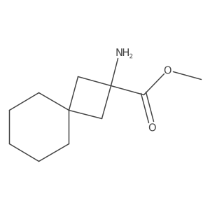 Methyl 2-aminospiro[3.5]nonane-2-carboxylate结构式