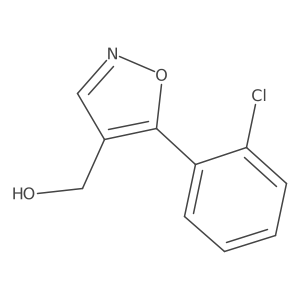 (5-(2-Chlorophenyl)isoxazol-4-yl)methanol结构式
