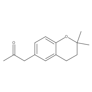 1-(2,2-dimethyl-3,4-dihydro-2H-1-benzopyran-6-yl)propan-2-one结构式