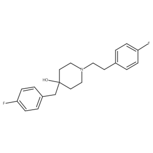 1-[2-(4-Fluorophenyl)ethyl]-4-[(4-fluorophenyl)methyl]-4-piperidinol Structure