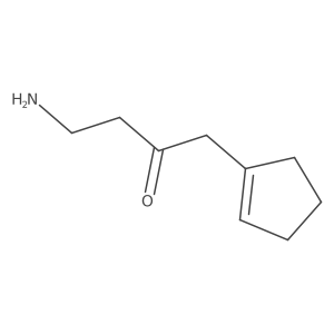4-Amino-1-(cyclopent-1-en-1-yl)butan-2-one Structure
