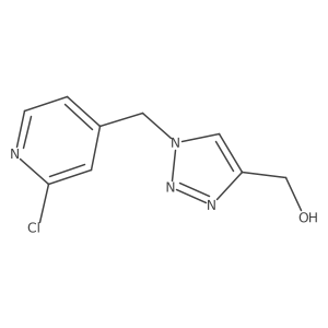 (1-((2-chloropyridin-4-yl)methyl)-1H-1,2,3-triazol-4-yl)methanol Structure