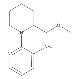 2-(2-(Methoxymethyl)piperidin-1-yl)pyridin-3-amine Structure