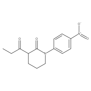 1-(4-Nitrophenyl)-3-propanoylpiperidin-2-one Structure