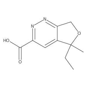 5-Ethyl-5,7-dihydro-5-methylfuro[3,4-c]pyridazine-3-carboxylic acid结构式