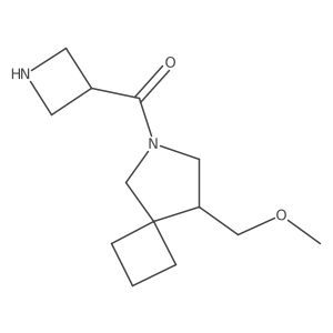 Azetidin-3-yl(8-(methoxymethyl)-6-azaspiro[3.4]octan-6-yl)methanone Structure