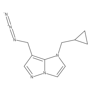 7-(azidomethyl)-1-(cyclopropylmethyl)imidazo[1,2-b]pyrazole Structure