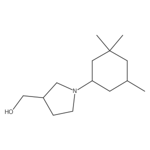 (1-(3,3,5-Trimethylcyclohexyl)pyrrolidin-3-yl)methanol结构式