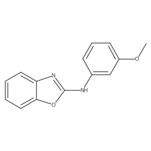 n-(3-Methoxyphenyl)benzo[d]oxazol-2-amine Structure