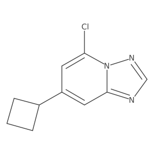 5-Chloro-7-cyclobutyl-[1,2,4]triazolo[1,5-a]pyridine Structure