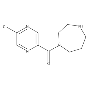 1-(5-Chloropyrazine-2-carbonyl)-1,4-diazepane Structure