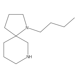 1-Butyl-1,7-diazaspiro[4.5]decane Structure