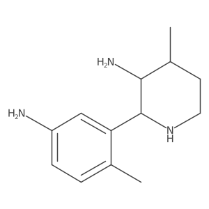 2-(5-Amino-2-methylphenyl)-4-methylpiperidin-3-amine结构式