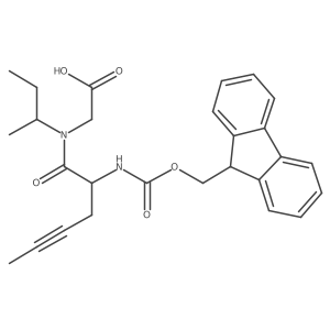 2-[N-(butan-2-yl)-2-({[(9H-fluoren-9-yl)methoxy]carbonyl}amino)hex-4-ynamido]acetic acid Structure