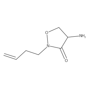 4-Amino-2-(but-3-en-1-yl)-1,2-oxazolidin-3-one Structure