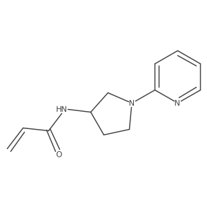 N-[1-(pyridin-2-yl)pyrrolidin-3-yl]prop-2-enamide Structure