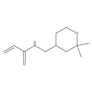 N-[(2,2-Dimethyloxan-4-yl)methyl]prop-2-enamide结构式