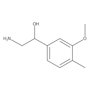 (1R)-2-amino-1-(3-methoxy-4-methylphenyl)ethan-1-ol Structure