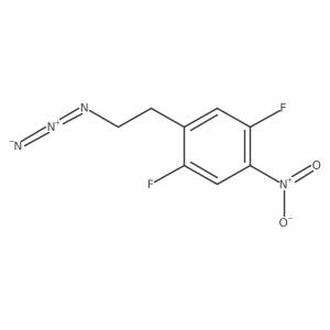 1-(2-Azidoethyl)-2,5-difluoro-4-nitrobenzene Structure