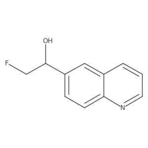 2-Fluoro-1-(quinolin-6-yl)ethan-1-ol结构式
