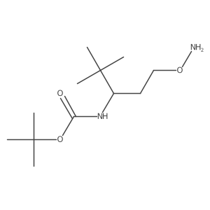 tert-butyl N-[1-(aminooxy)-4,4-dimethylpentan-3-yl]carbamate结构式