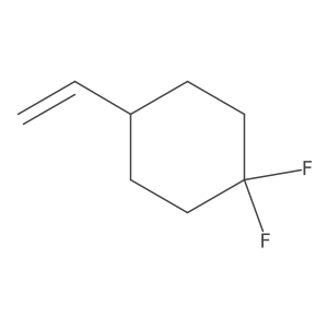 4-Ethenyl-1,1-difluorocyclohexane结构式