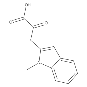 3-(1-methyl-1H-indol-2-yl)-2-oxopropanoic acid结构式