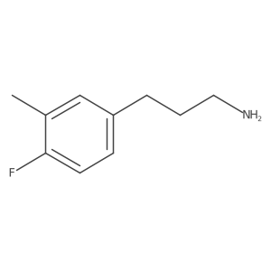 3-(4-Fluoro-3-methylphenyl)propan-1-amine结构式