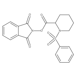 1,3-dioxo-2,3-dihydro-1H-isoindol-2-yl 1-(benzenesulfonyl)piperidine-2-carboxylate Structure
