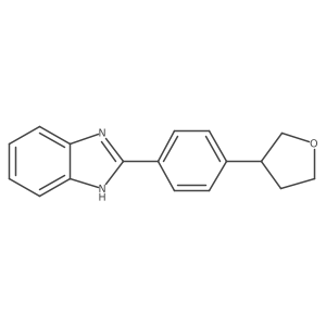 2-(4-(Tetrahydrofuran-3-yl)phenyl)-1H-benzo[d]imidazole Structure
