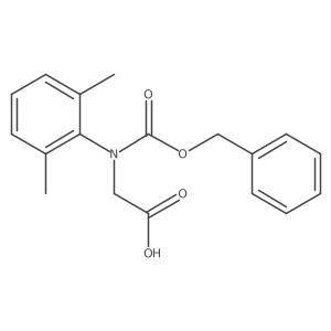 2-{[(Benzyloxy)carbonyl](2,6-dimethylphenyl)amino}acetic acid Structure