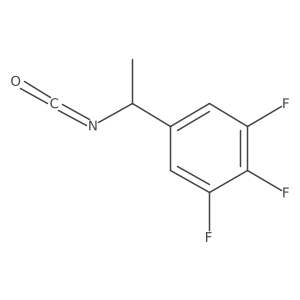 1,2,3-Trifluoro-5-(1-isocyanatoethyl)benzene Structure