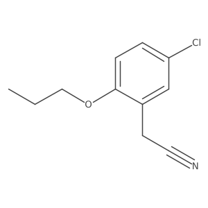2-(5-Chloro-2-propoxyphenyl)acetonitrile结构式