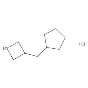 3-(Cyclopentylmethyl)azetidine;hydrochloride Structure