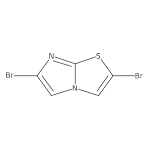 2,6-Dibromoimidazo[2,1-b]thiazole Structure