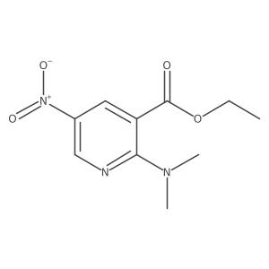 Ethyl 2-(dimethylamino)-5-nitronicotinate Structure