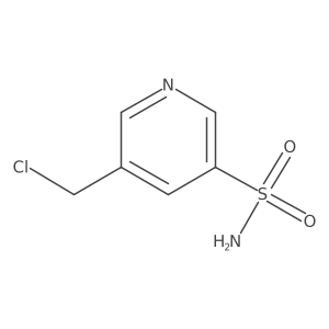 5-(Chloromethyl)pyridine-3-sulfonamide结构式
