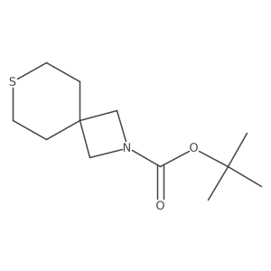 tert-Butyl 7-thia-2-azaspiro[3.5]nonane-2-carboxylate Structure