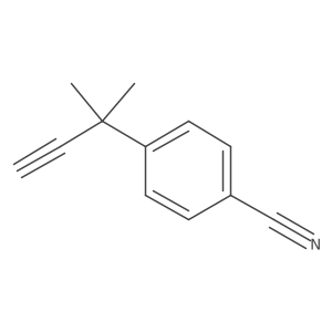 4-(2-Methylbut-3-yn-2-yl)benzonitrile Structure