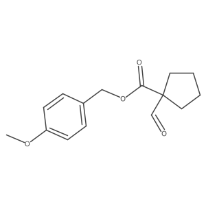 4-Methoxybenzyl 1-formylcyclopentane-1-carboxylate Structure
