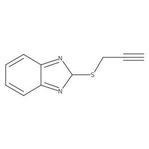 2-(Prop-2-yn-1-ylthio)-2H-benzo[d]imidazole Structure
