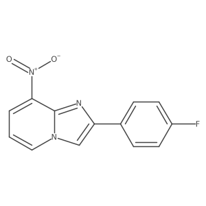 2-(4-Fluorophenyl)-8-nitroimidazo[1,2-a]pyridine Structure