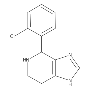 4-(2-chlorophenyl)-4,5,6,7-tetrahydro-3H-imidazo[4,5-c]pyridine结构式