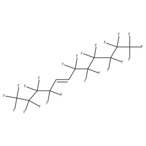 (5E)-1,1,1,2,2,3,3,4,4,7,7,8,8,9,9,10,10,11,11,12,12,12-Docosafluorododec-5-ene结构式