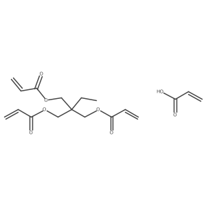 2,2-Bis(prop-2-enoyloxymethyl)butyl prop-2-enoate;prop-2-enoic acid Structure