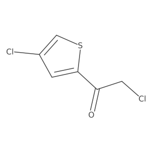 2-Chloro-1-(4-chloro-2-thienyl)ethanone结构式