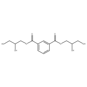 1,3-Bis(2,3-dihydroxypropyl) 1,3-benzenedicarboxylate结构式