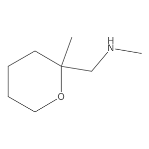 Tetrahydro-N,2-dimethyl-2H-pyran-2-methanamine结构式